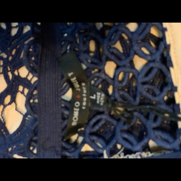 Blue Shoulder Dress NWT - Picture 3 of 3